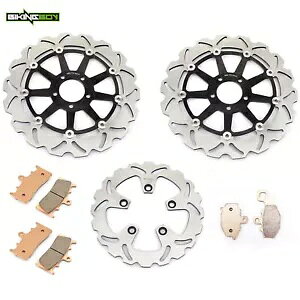 JTLtgAu[LfBXN[^[pbhE 900 ZX9R ZX900B (1996 1997) For Kawasaki Front Rear Brake Disc Rotors Pads Ninja 900 ZX9R ZX900B (1996 1997)