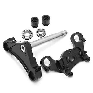�z���_�S�[���h�E�B���O 6 �x�g���C�N���[�L�X�e�A�g���v���c���[ GL1500 GL1500A GL1500I For Honda Goldwing 6 DEGREE TRIKE RAKE STEER Triple Tree GL1500 GL1500A GL1500I �y���s�A���i�z