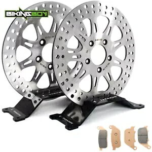 tg & Au[LfBXN[^[pbhn[[X|[cX^[ 883 1200 XL883 XL1200 Front & Rear Brake Discs Rotors Pads For Harley Sportster 883 1200 XL883 XL1200