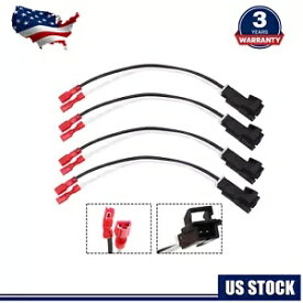 4 個ラジオスピーカー配線ハーネスアダプター 72-4568 GMC シボレービュイックキャデラック用 4PCS Radio Speaker Wiring Harness Adapter 72-4568 For GMC Chevy Buick Cadillac