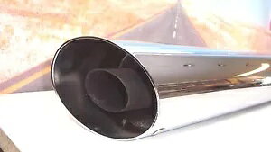 n[[ }t[ N[ XbvI 64705-08 \teC FXST t@bg{[C FLSTSB Y3 ɓK Harley Muffler Chrome Slip-on 64705-08 Fits Softail FXST Fat Boy FLSTSB Y3