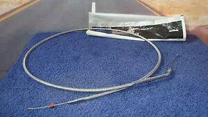 �X���b�g���P�[�u�� �o�[�l�b�g�X�`�[�� 41" + 6" DS223216 �n�[���[ FXSTS �X�v�����K�[ K2 �ɓK�� THROTTLE CABLE Barnett Steel 41" + 6" DS223216 Fits Harley FXSTS Springer K2