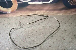 u[LC tgA n[[ ABS 3 s[X }jz[h z[X 48998-10 M2 Brake Lines Front Lower Harley ABS 3 Piece Manifold Hoses 48998-10 M2