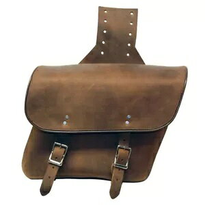 ThobO uEU[ | U[[NX 404T X3 Saddlebag Brown Leather Left Side Throw-Over Leatherworks 404T X3