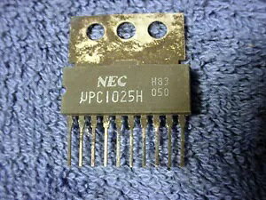 IC NEC UPC1025H `bvAv`bv PC HBe[W IC NEC UPC1025H One Chip Amplifier Integrated Chip PC Circuit Board Vintage
