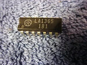 IC SANYO LA3365 `bvAv`bv PC HBe[W IC SANYO LA3365 One Chip Amplifier Integrated Chip PC Circuit Board Vintage