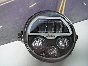 CfBA wbhCg FTR LED 5-3/4C` 2019 2020 [ LE J[{ Ki 2415048 DOT X8 Indian Headlight FTR LED 5-3/4" 2019 2020 Rally LE Carbon Genuine 2415048 DOT X8