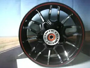 CfBA A zC[ `W[ ubN bh XgCv 16x5 AC X|[N 1523501-1876 Y4 Indian Rear Wheel Challenger Black Red Stripe 16x5 Alloy Spoke 1523501-1876 Y4