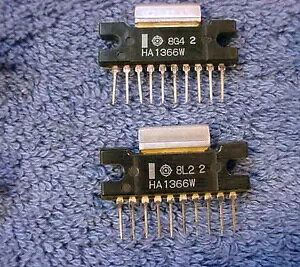 IC  HA1366W yAAv`bv PC H NOS Be[W IC HITACHI HA1366W Pair Amplifier Integrated Chip PC Circuit Board NOS Vintage