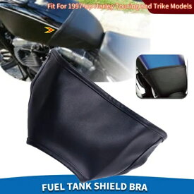 ブラック 燃料タンク シールド ブラジャー ハーレー エレクトラ ストリート グライド ロードキング トライク 97-UP用 Black Fuel Tank Shield Bra For Harley Electra Street Glide Road King Trike 97-UP