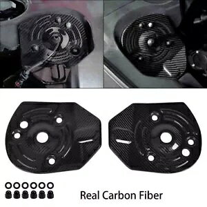 �R���x�b�g C8 Z51 2020-2023 ���A���J�[�{���t�@�C�o�[���A�X�g���b�g�V���b�N�^���[�J�o�[ For Corvette C8 Z51 2020-2023 Real Carbon Fiber Rear Strut Shock Tower Covers �y���s�A���i�z