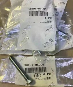 ���}�n OE �{���g x6 XT700 ���v�^�[ WR450 YZ250 YZ125 YZ450 WR250 YZ85 90101-08006-00 Yamaha OE Bolt x6 XT700 Raptor WR450 YZ250 YZ125 YZ450 WR250 YZ85 90101-08006-00