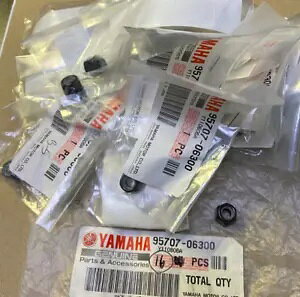 }ntWibg×16 YS624 YS828ACS340 VMX540 BR250 ET410 + 95707-06300-00 Yamaha OEM Flange Nut x16 YS624 YS828, CS340 VMX540 BR250 ET410 + 95707-06300-00