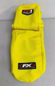 Factory Effex FP1 CG[ v[cV[gJo[ RMZ RMZ-250 RM-Z450 RM-Z 21-25432 Factory Effex FP1 Yellow Pleated Seat Cover RMZ RMZ-250 RM-Z450 RM-Z 21-25432