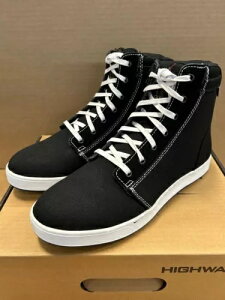 nCEFC 21 ANX ubNƃzCg [^[TCN V[Y Y TCY 9 - 14 *I[v{bNX* Highway 21 Axle Black and White Motorcycle Shoes Men's Sizes 9 - 14 *OPEN BOX*