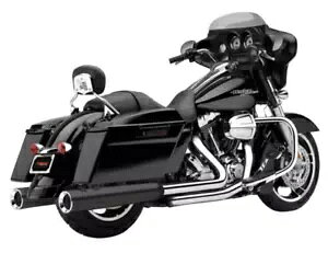 Ru BLK PowerFlo 4.5 C` XbvI }t[ n[[ FLHT FLHR FLHX FLTR FLTC 6215RB Cobra Blk PowerFlo 4.5" Slip-On Mufflers Harley FLHT FLHR FLHX FLTR FLTC 6215RB