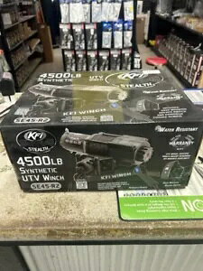 KFI XeX EC` 4500|h P[u I[v {bNXt KFI Stealth Winch 4500lbs with Synthetic Cable Open Box