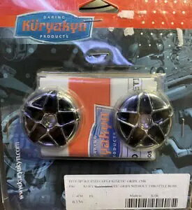 Kuryakyn 5 X|[N LleBbN Obv Gh Lbv N[ I[goC 6356 Kuryakyn Five Spoke Kinetic Grip End Caps Chrome Motorcycle 6356