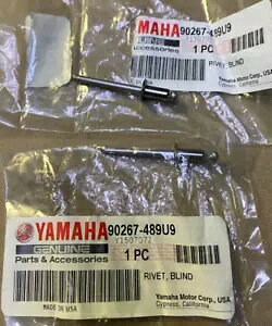 ���}�n���� �u���C���h���x�b�g×2 �E�F�[�u�����i�[ WJ500WR500 RA700 VX1100 GP + 90267-489U9-00 Yamaha OEM Blind Rivet x2 Waverunner WJ500WR500 RA700 VX1100 GP + 90267-489U9-00 �y���s�A���i�z