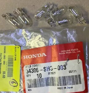 �z���_ ���� �o���u �w�b�h���C�g 12V 5W x6 GL1500 �S�[���h�E�C���O Goldwing 34306-SH3-003 Honda OEM Bulb Headlight 12V 5W x6 GL1500 Gold Wing Goldwing 34306-SH3-003 �y���s�A���i�z