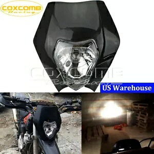 jo[TwbhCgwbhvz_}nIt[h_[gsbgoCNI[goCp Universal Headlight Head Lamp for Honda Yamaha Off-Road Dirt Pit Bike Motorcycle