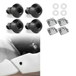 4 PCS Quarter Turn + Clips Fairing Dismantle Bolts Fit For Aprilia Race Fairings 4 PCS Quarter Turn + Clips Fairing Dismantle Bolts Fit For Aprilia Race Fairings �y���s�A���i�z