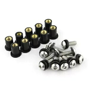 Fit For Yamaha FJR1300 SR 250/500/400 Tmax500/530 V-Max Wind Windshield Bolts Fit For Yamaha FJR1300 SR 250/500/400 Tmax500/530 V-Max Wind Windshield Bolts