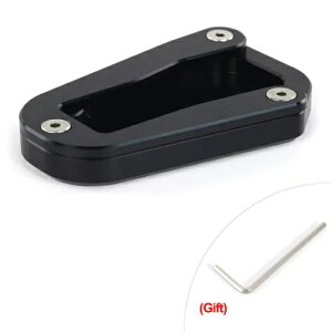 Kickstand Side Enlarger Plate Pad Fit For 2014-2024 Ducati Monster 1200/R/S Kickstand Side Enlarger Plate Pad Fit For 2014-2024 Ducati Monster 1200/R/S