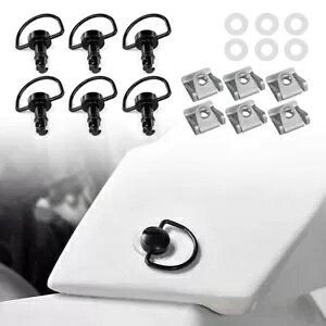 6PCS Quarter Turn+Clips Fairing Dismantle Kit Fit For Yamaha R1 R6 GSXR Black 6PCS Quarter Turn+Clips Fairing Dismantle Kit Fit For Yamaha R1 R6 GSXR Black �y���s�A���i�z