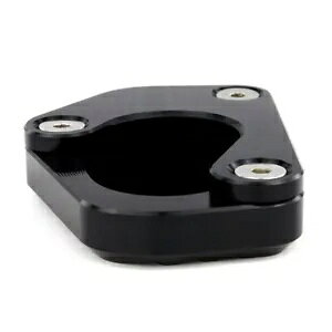 Kickstand Side Enlarger Plate Pad Fit For Kawasaki Z650RS Z 650 RS 22-24 Black Kickstand Side Enlarger Plate Pad Fit For Kawasaki Z650RS Z 650 RS 22-24 Black