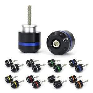 Motorcycle Handlebar Bar End Plug Aftermarket Fit For Yamaha YZF R6 06-20 Blue Motorcycle Handlebar Bar End Plug Aftermarket Fit For Yamaha YZF R6 06-20 Blue