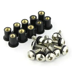 Wind Windshield Bolts Fit For Yamaha FJR1300 SR 250/500/400 Tmax500/530 Silver Wind Windshield Bolts Fit For Yamaha FJR1300 SR 250/500/400 Tmax500/530 Silver �y���s�A���i�z