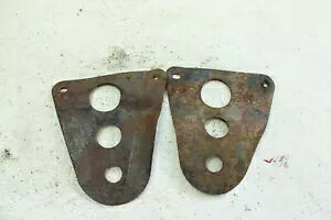 1986 ���}�n Moto 4 OEM �t�����g �}�b�h�t���b�v �u���P�b�g B4466 1986 Yamaha Moto 4 OEM Front Mudflap Brackets B4466 �y���s�A���i�z