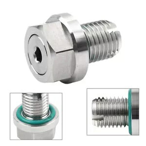M12.1-1.5x15mm �I�C���h�����v���O �Z���t�^�b�s���O�s�M�[�o�b�N�X�e�����X�X�`�[���C���L�b�g M12.1-1.5x15mm Oil Drain Plug Self-tapping Piggyback Stainless Steel Repair Kit