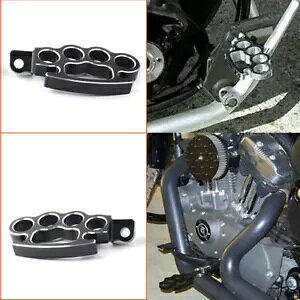 2x�i�b�N�� �R���g���[�� �t�b�g�y�O �u���b�N �n�[���[ �\�t�e�C�� �_�C�i �X�|�[�c�X�^�[ �c�[�����O TU2 �ɓK�� 2xKnuckle Controls Foot Pegs Black Fit Harley Softail Dyna Sportster Touring TU2 �y���s�A���i�z