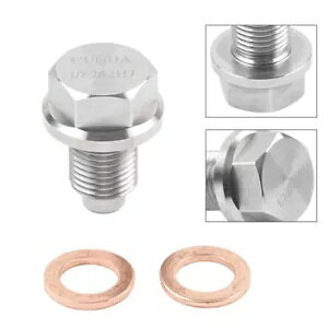 1/2 "x20 GWCIChvO 60328-98B / 60328-98A n[[_rbh\p 1/2"x20 Engine Magnetic Oil Drain Plug 60328-98B / 60328-98A For Harley Davidson