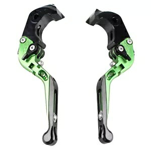 2x ܂肽ݎu[LNb`o[ K KAWASAKI ZX 14R 2006-2015 14 O[/ubN 2x Foldable Brake Clutch Levers Fit KAWASAKI ZX 14R 2006-2015 14 Green/Black