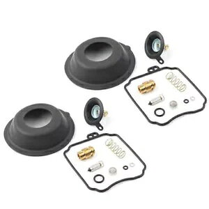 2 ZbgLu^[rhLbgGAJbgItoutBbg}n XVS650 V-STAR 98-15 2 sets Carburetor Rebuild Kit Air Cut-off Valve Fit Yamaha XVS650 V-STAR 98-15