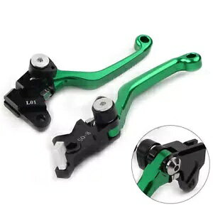 2  CNC s{bg u[L Nb` o[ z_ XR250 1995-07 XR400 A~jE O[ɓK 2PCS CNC Pivot Brake Clutch Levers Fit Honda XR250 1995-07 XR400 Aluminum GREEN