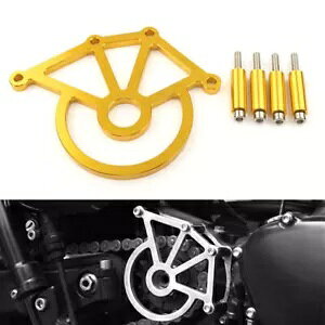 スプロケット カバー チェーン保護 2007-14 スラクストン 900 スクランブラー 2006-14 ゴールド用 Sprocket Cover Chain Protection for 2007-14 Thruxton 900 Scrambler 2006-14 Gold