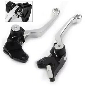 Pivot _[g Nb` u[L o[ JTL KLX250 D-TRACKER 1993-1997 Vo[ɓK Pivot Dirt Clutch Brake Levers Fit Kawasaki KLX250 D-TRACKER 1993-1997 SILVER