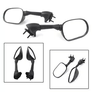 �o�b�N�~���[�I�[�g�o�C���}�n YZF R6 2001 2002 �u���b�N ABS �v���X�`�b�N�V�F���ɓK�� Rearview Mirror Motorcycle fit Yamaha YZF R6 2001 2002 Black ABS Plastic Shell �y���s�A���i�z