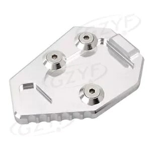 �t�b�g�L�b�N�X�^���h �T�C�h�X�^���h�p�b�h �����v���[�g �z���_ CB1000 2008 - 15 �V���o�[�ɓK�� Foot Kickstand Side Stand Pads Extension Plate Fit HONDA CB1000 2008 - 15 SILVER �y���s�A���i�z