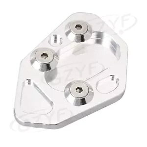 �t�b�g�T�C�h�L�b�N�X�^���h�p�b�h BMW F800R 2009-2014 HP2 �X�|�[�c 2008-2010 �V���o�[�ɓK�� Foot Side Kickstand Pad Fit BMW F800R 2009-2014 HP2 Sport 2008-2010 Silver �y���s�A���i�z