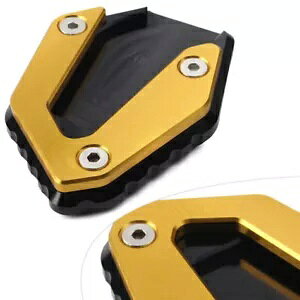 �L�b�N�X�^���h �T�C�h�X�^���h �����L�΂��t�b�g�v���[�g ���}�n MT 07 FZ 07 2014-2021 �S�[���h�ɓK�� Kickstand Side Stand Enlarger Foot Plate Fit Yamaha MT 07 FZ 07 2014-2021 Gold �y���s�A���i�z