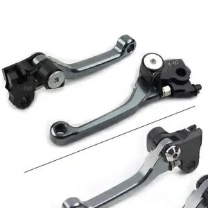 u[L Nb` o[ s{bg tBbg z_ CRF250R 2007-2022 CRF450R 2007-2020 O[ Brake Clutch Levers Pivot Fit Honda CRF250R 2007-2022 CRF450R 2007-2020 GREY