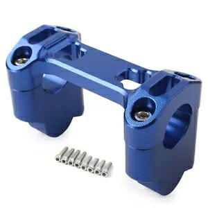 CNC nCgCU[nho[NbvA_v^[ BMW R1200GS LC /Adventure 14-20 u[ɓK CNC Height Riser Handlebar Clip Adapter Fit BMW R1200GS LC /Adventure 14-20 Blue