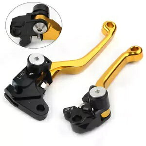 s{bg u[L Nb` o[ }n WR 250F WR 450F 2001-16 WR250F WR450F S[h Pivot Brake Clutch Levers Fit YAMAHA WR 250F WR 450F 2001-16 WR250F WR450F GOLD