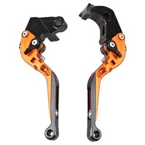 KAWASAKI Z1000 2007-2016 IW/ubN 2x ܂肽݃u[LNb`o[ For KAWASAKI Z1000 2007-2016 Orange/Black 2x Alloy Folding Brake Clutch Levers