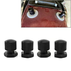 \V[gibgtibg 1/4"-20 Xbhn[[_rbh\c[OpubN Solo Seat Nuts Mounting Nuts 1/4"-20 Thread for Harley Davidson Touring Black